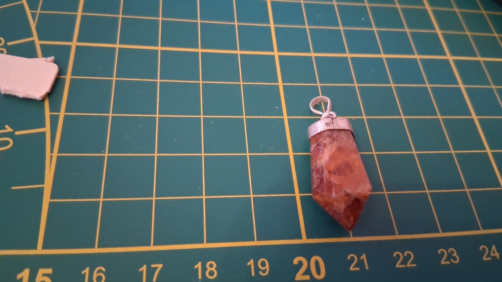 Hanger 925 Zilver met Granaat Hessoniet Edelsteen, Verzenden
