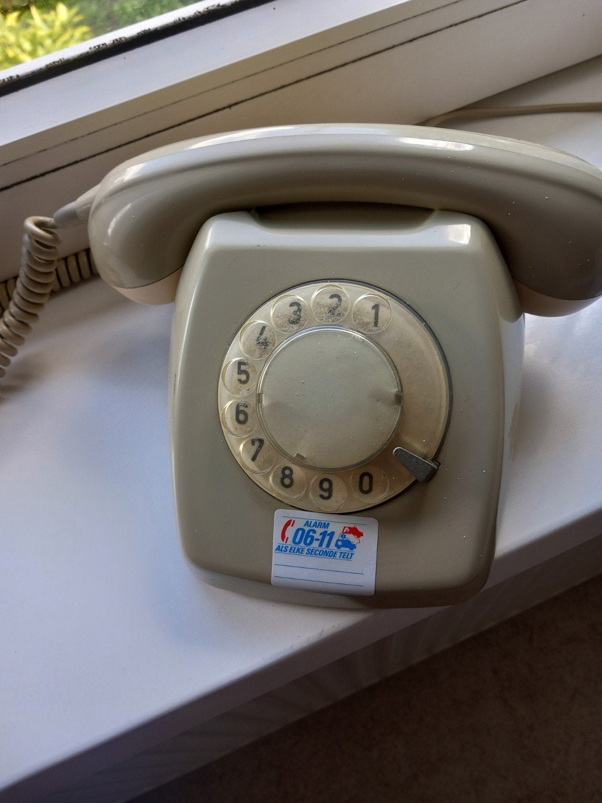 Oud PTT Telefoon Toestel Type T65 met Draaischijf, Ophalen of Verzenden, Gebruikt, Met draaischijf