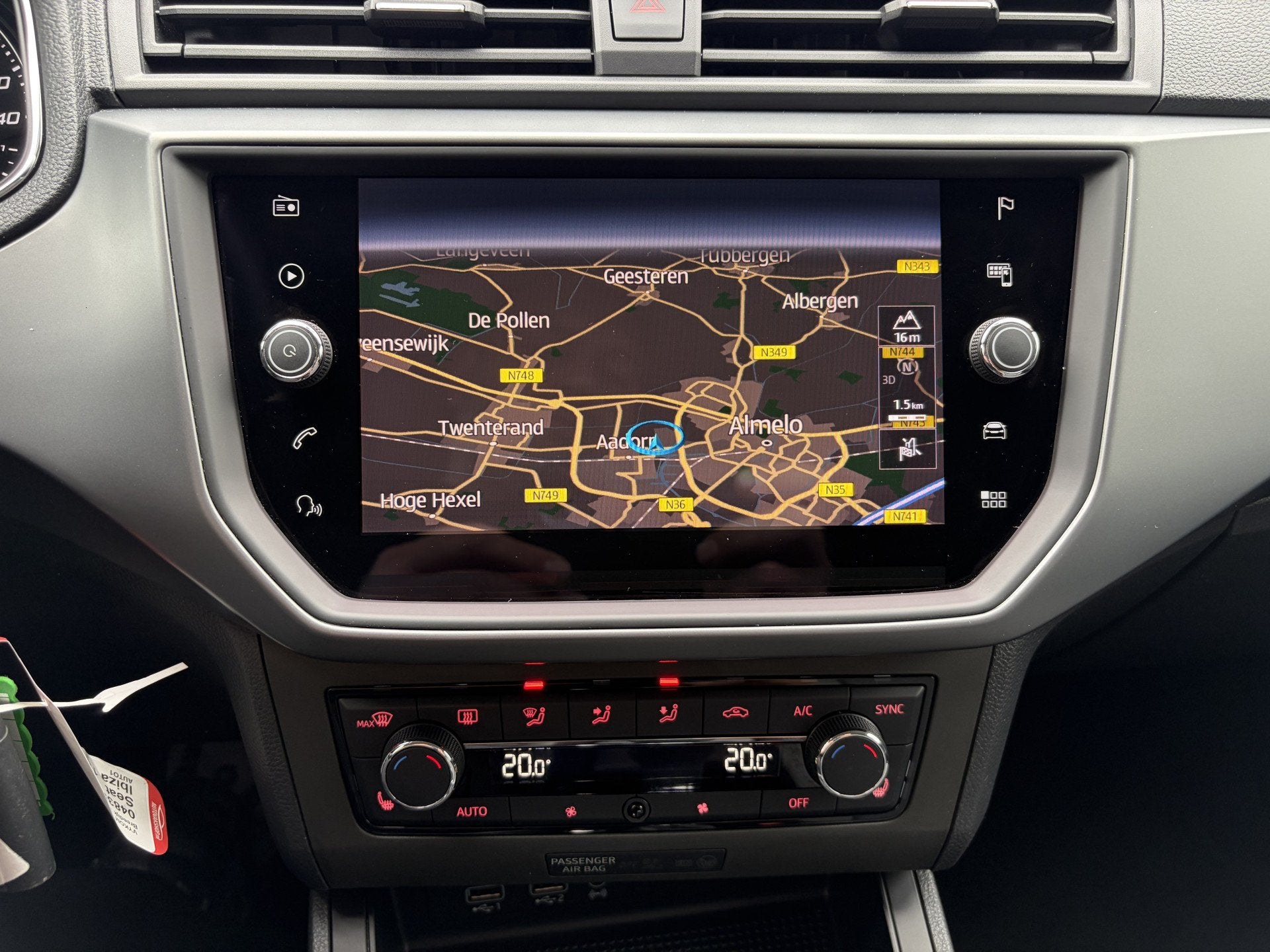 SEAT Ibiza 1.0 TSI Style Navi|LED|Cruis|Carplay Zwart, Auto's, Seat, Voorwielaandrijving, Stof, Gebruikt, Huisgarantie