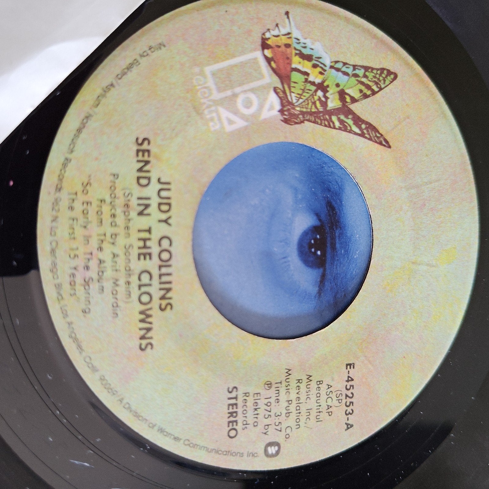 Judy Collins - Send In The Clowns (Vinyl Single), Gebruikt, 7 inch, Ophalen of Verzenden, Pop