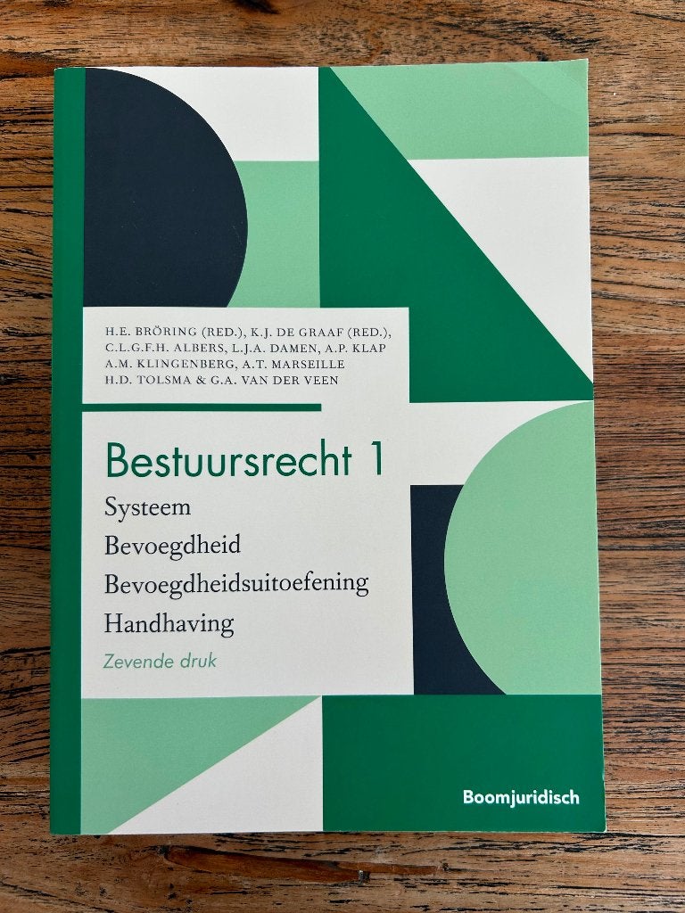 Bestuursrecht 1, Boeken, Ophalen, Nieuw, Boomjuridisch, WO