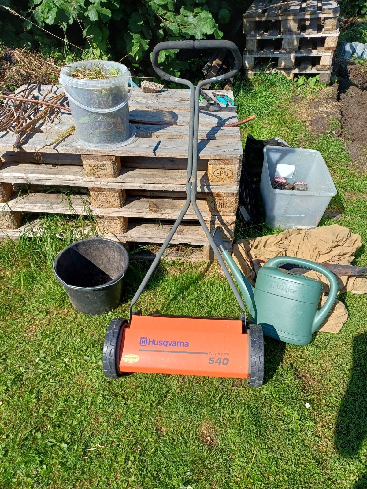 Husqvarna Novalette 540 Handgrasmaaier, Tuin en Terras, Ophalen, Gebruikt, Handgrasmaaier, 40 t/m 49 cm
