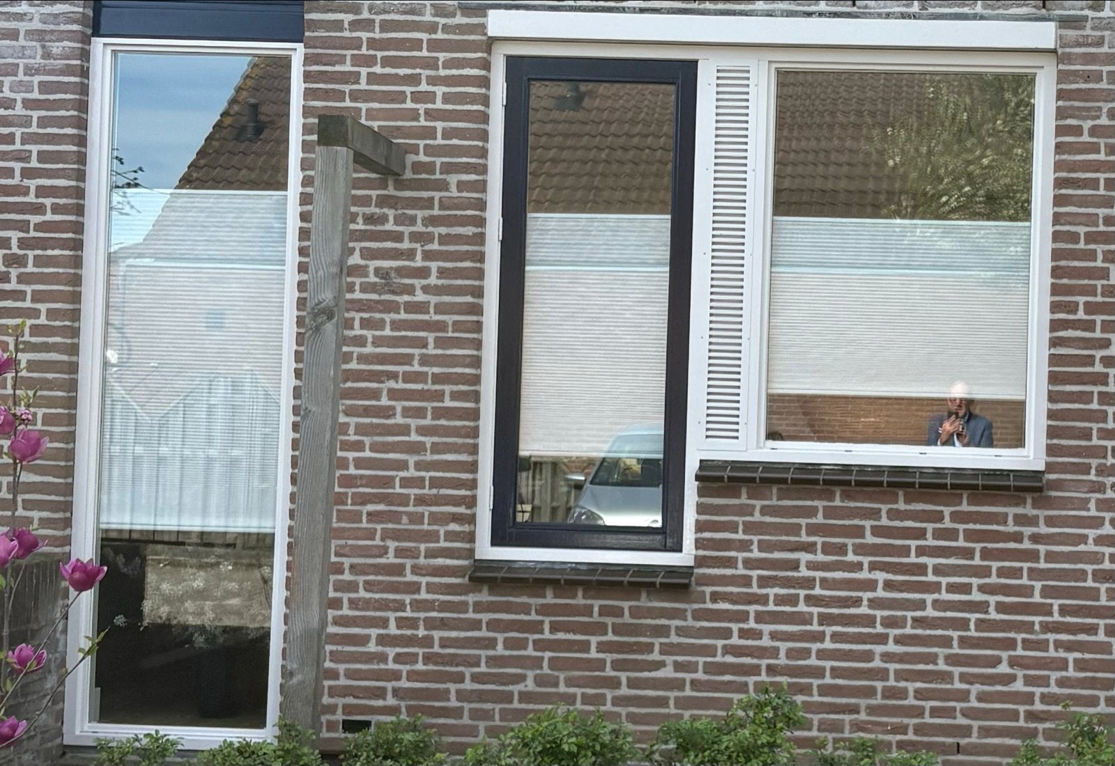 Plisse gordijnen, Ophalen, Gebruikt, Overige merken, Wit