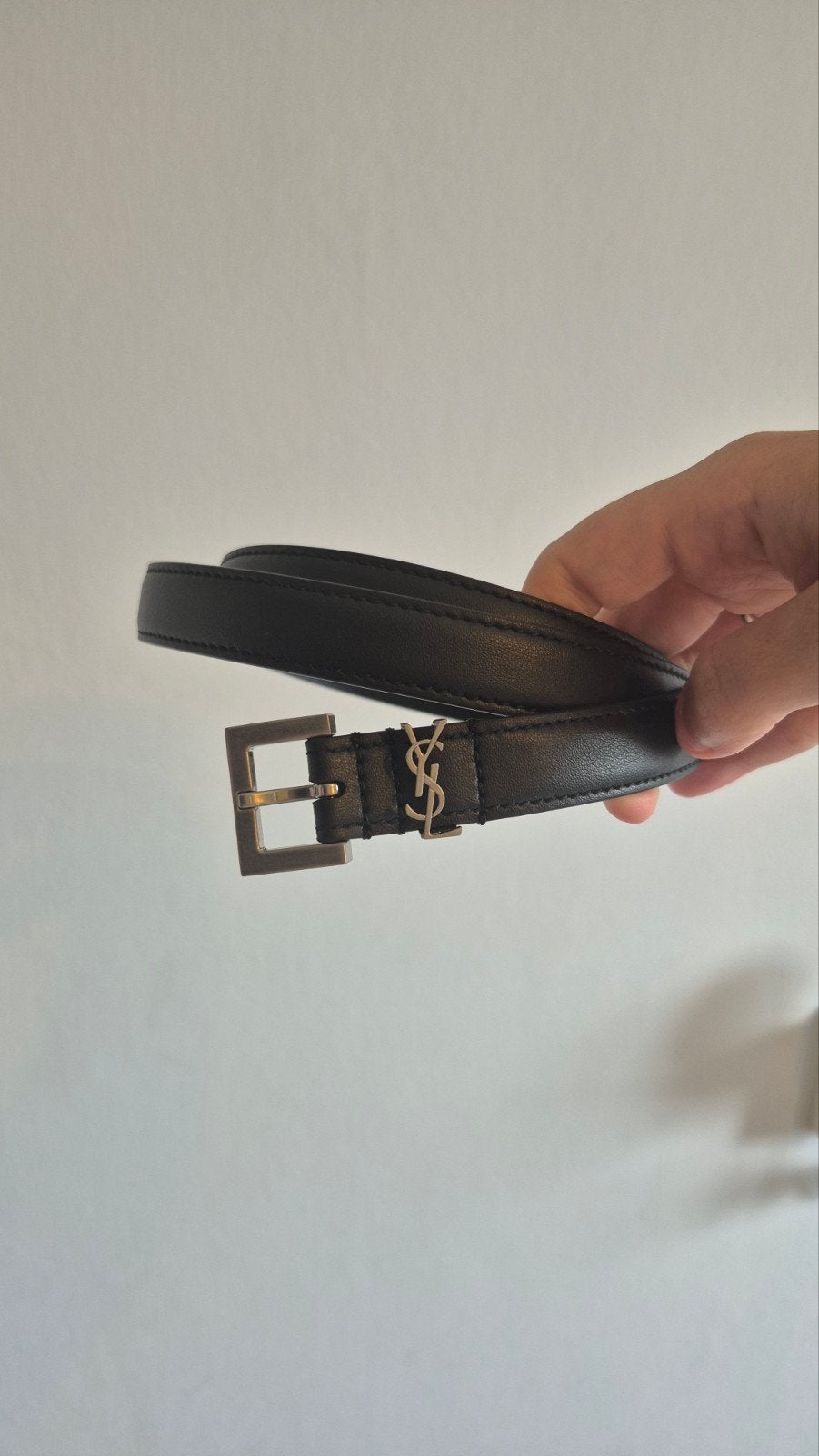 YSL Cassandra Riem Zilver Hardware 2cm Breed 105cm Nieuw, Kleding | Dames, Riemen en Ceinturen, Minder dan 3 cm, 100 cm of meer