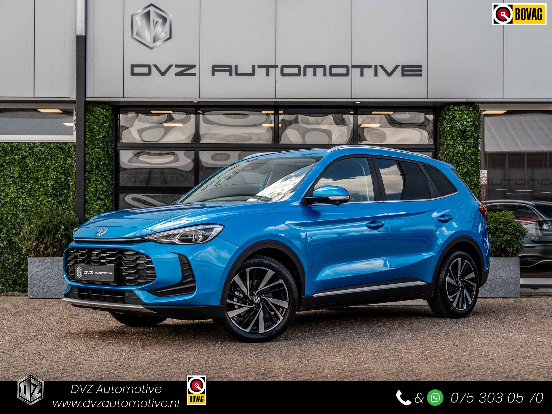 MG MG ZS Hybrid+ 1.5 197PK Automaat | Clima | Camera | Carpl, Auto's, Dealer onderhouden, Zwart, 4 cilinders, Met garantie (alle)