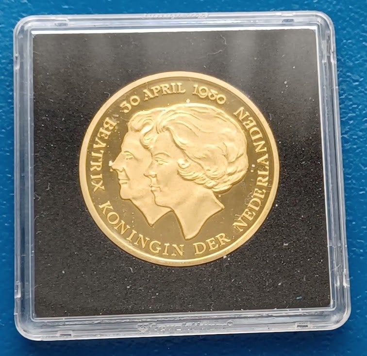 1 gulden 1980 Inhuldiging van Koningin Beatrix (replica), Verzenden, Koningin Beatrix, 1 gulden, Setje