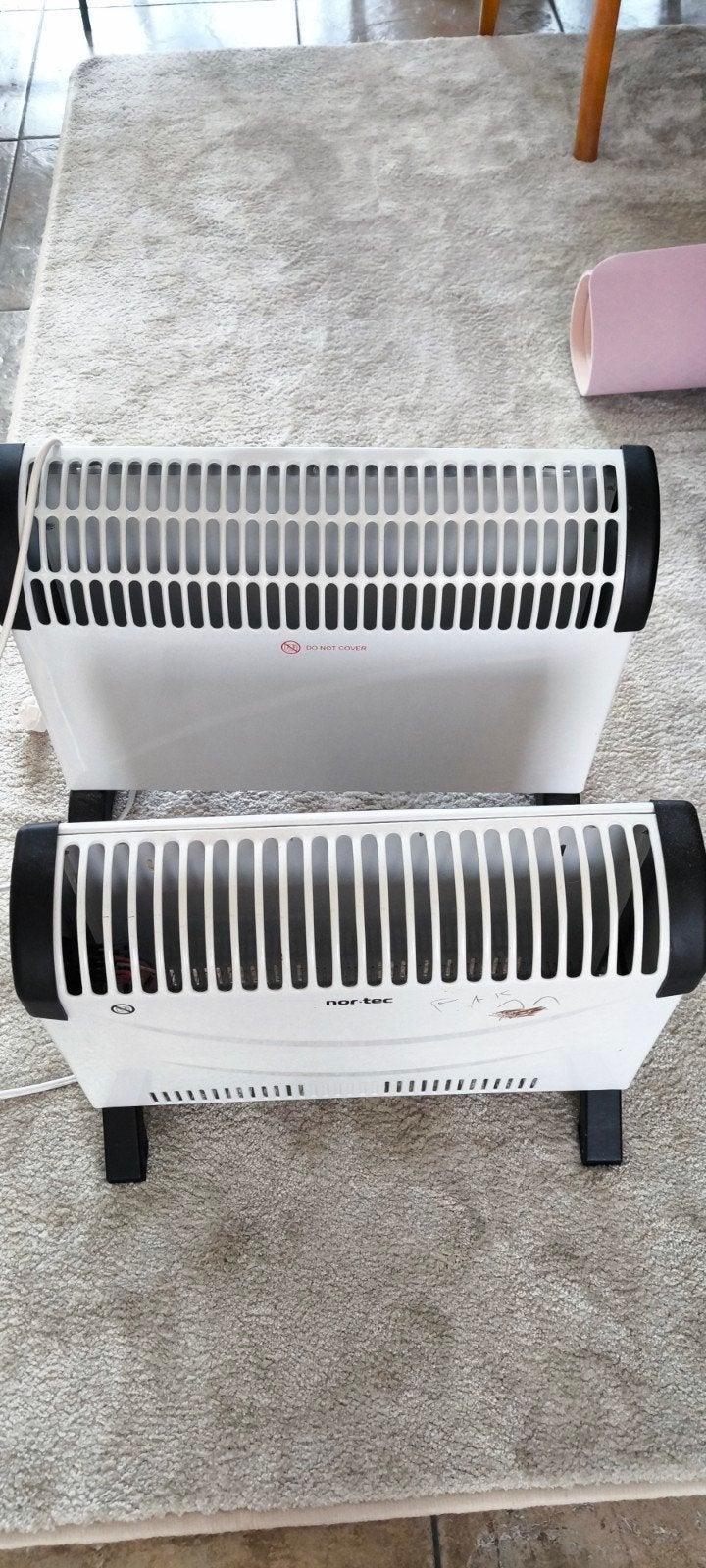 Nor-Tec Convectorkachel 1800-2000W, Ophalen, Gebruikt, 800 watt of meer, Kachel