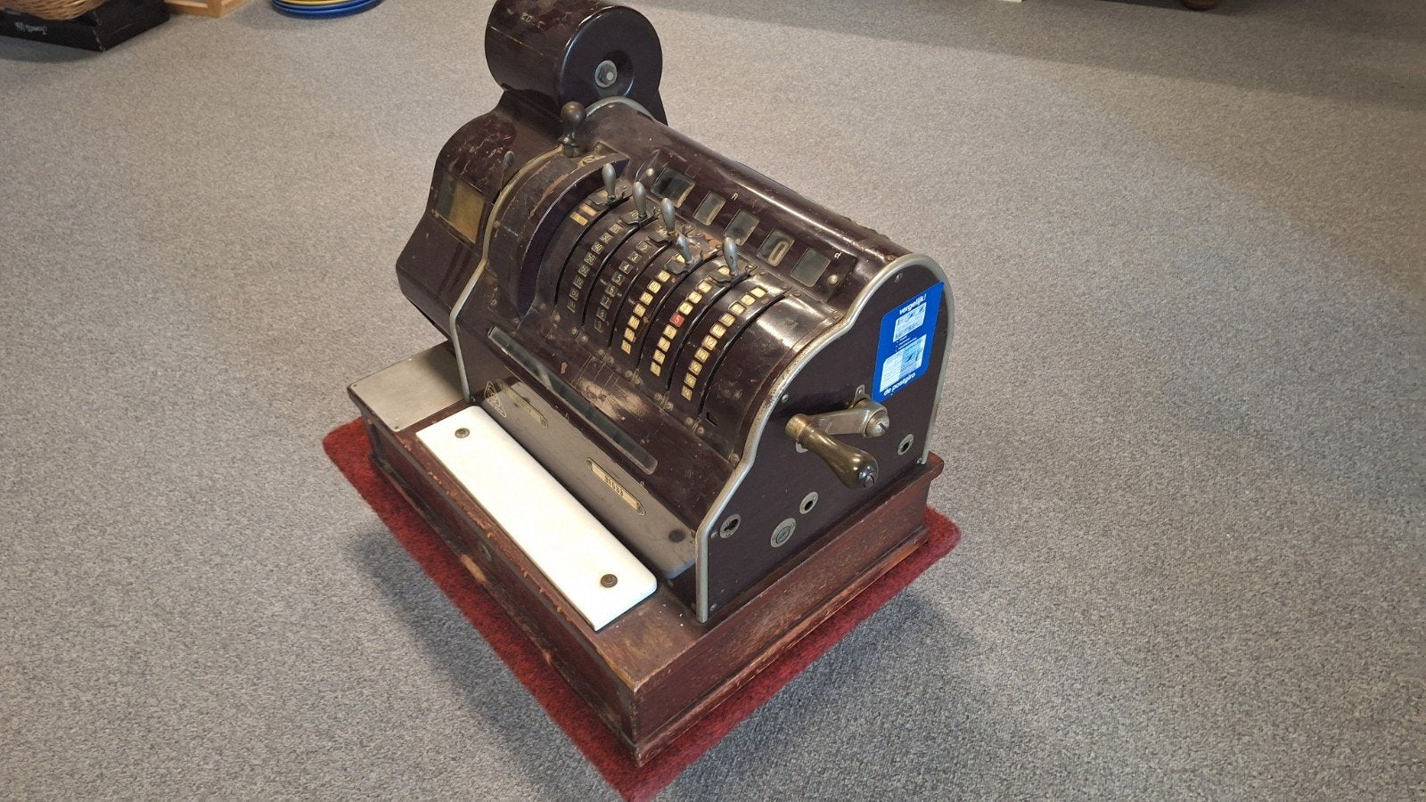 Vintage/antieke Kassa N.V. Krupp's, Ophalen of Verzenden
