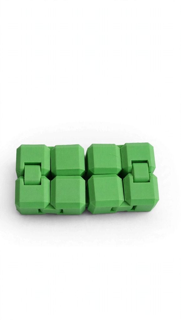 nfinity Cube Groen – Fidget Toy – 3D-geprint, Verzamelen, Verzenden, Nieuw