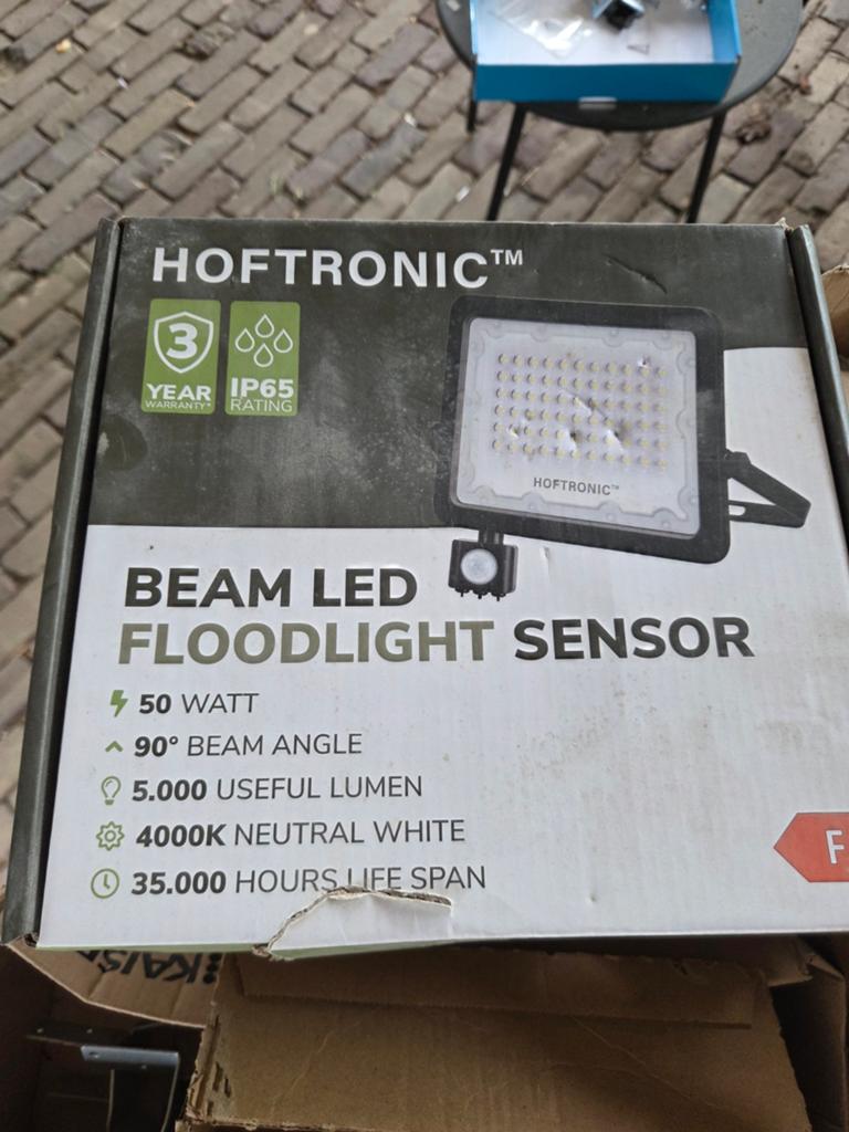 Sensor led buitenlamp, Ophalen of Verzenden, Minder dan 50 watt
