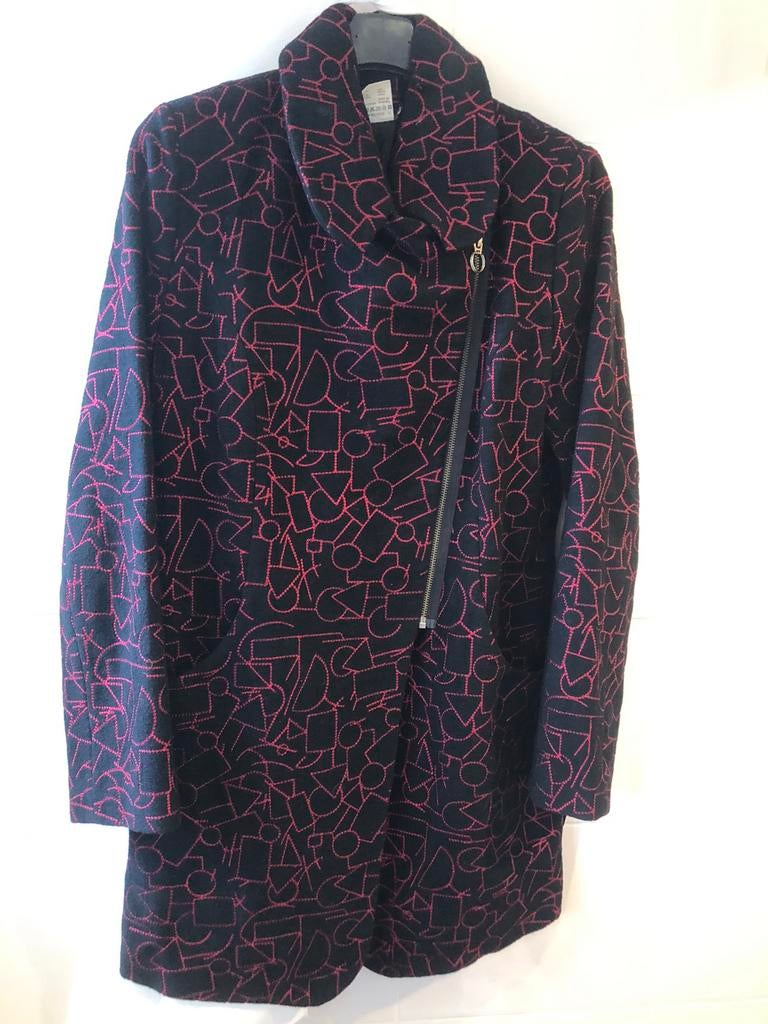 Geborduurde jas ART, Kleding | Dames, Jassen | Winter, Ophalen of Verzenden, Zo goed als nieuw, Maat 38/40 (M), Zwart