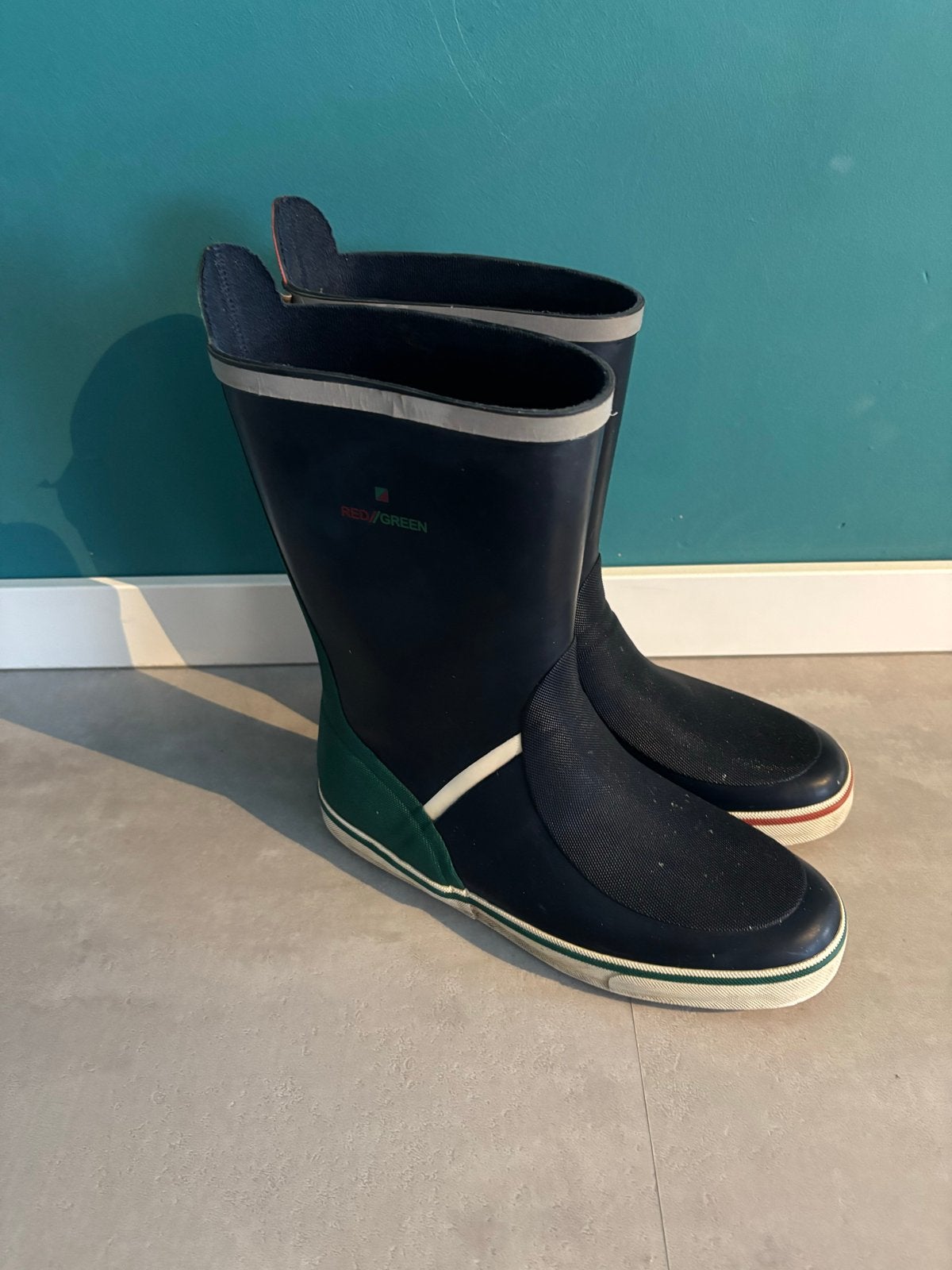 RED/GREEN Zeillaarzen - Maat 44, Ophalen, Gebruikt, Dame of Heer, Bootschoenen