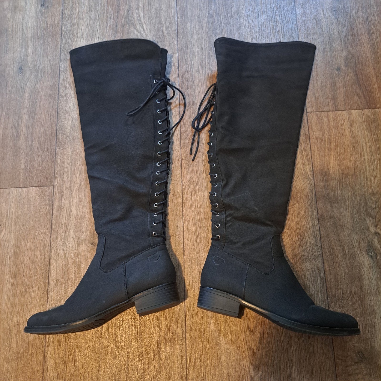 FABS overknie laarzen zwart mt. 39, Hoge laarzen, Fabs, Zwart, Ophalen of Verzenden