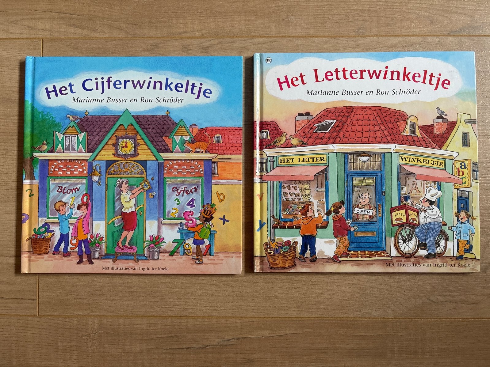 Het Cijferwinkeltje & Het Letterwinkeltje - Marianne Busser, Ophalen of Verzenden, Zo goed als nieuw, Fictie algemeen