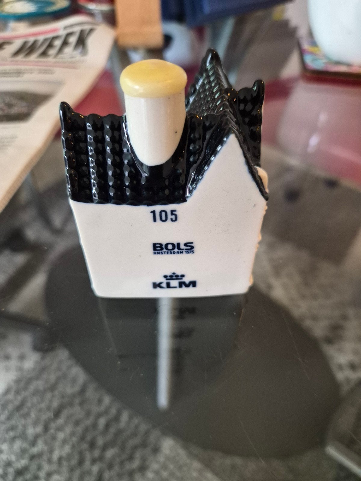 KLM huisje nummer 105, Verzamelen, KLM Huisjes, Ophalen of Verzenden, Nieuw, Paleis of Waag, Gevuld