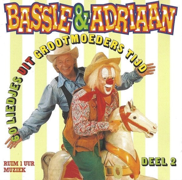 Kinder C.D. (1996) Bassie & Adriaan - 60 Liedjes uit Grootmo, Gebruikt, Overige genres, Inclusief doosje, Ophalen of Verzenden