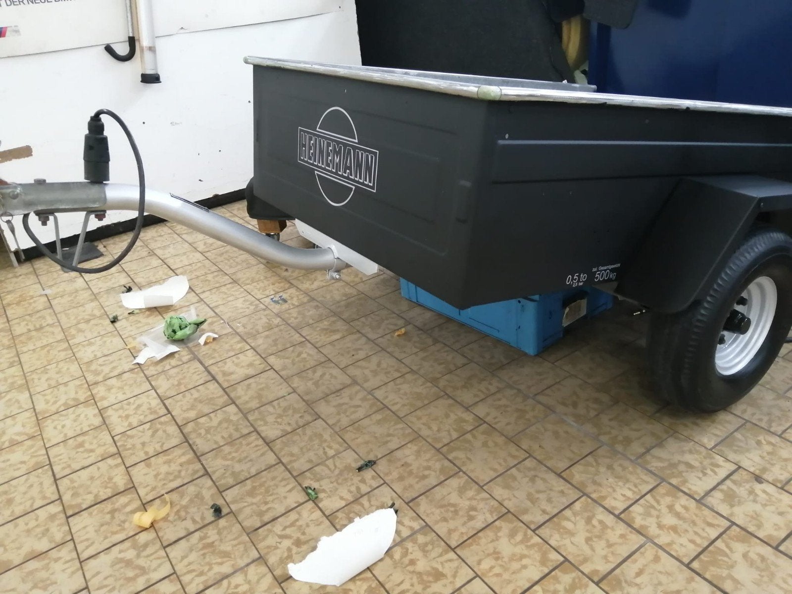 Heinemann aanhanger 500kg - Zo goed als nieuw, Auto diversen, Aanhangers en Bagagewagens, Ophalen, Gebruikt