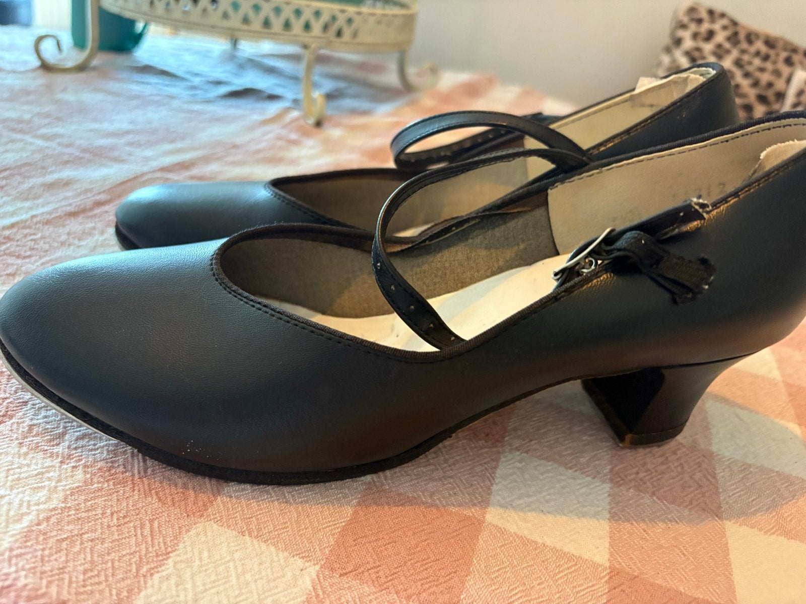 Tapdansschoenen maat 37 - Le Papillon Amsterdam, Ophalen of Verzenden, Gedragen, Zwart, Dansschoenen