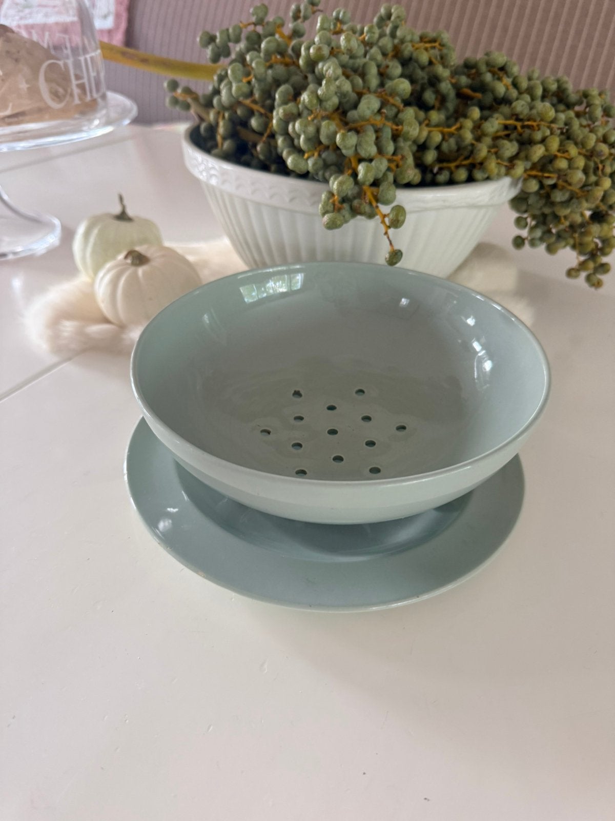 Royal Goedenwaagen potteries Gouda lindegroene fruittest, Ophalen