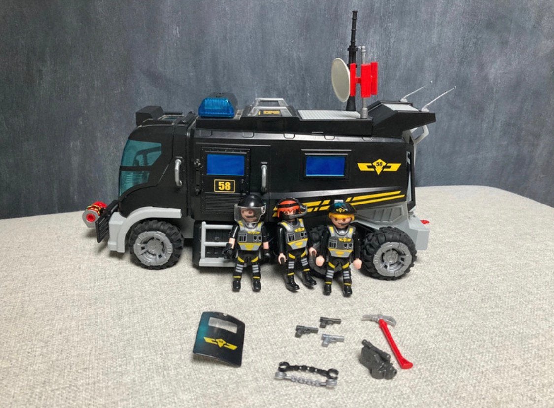 City Action SIE-truck met licht en geluid - 9360, Ophalen of Verzenden, Gebruikt