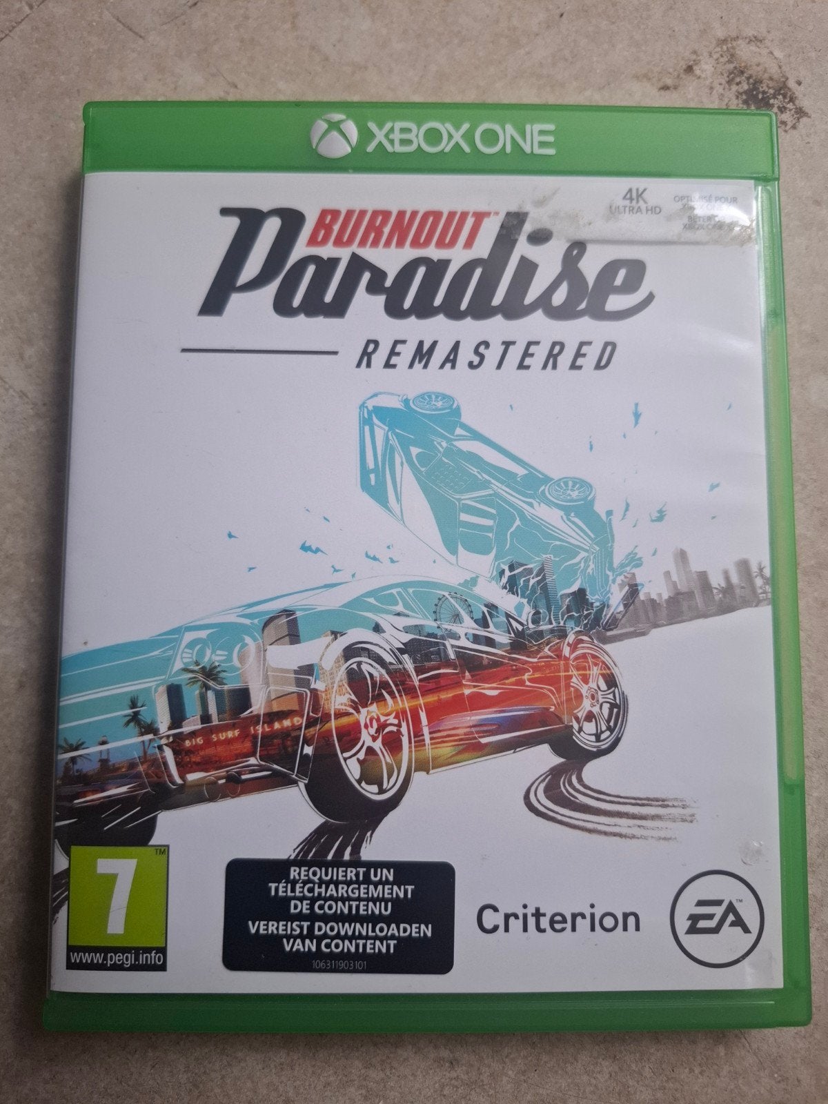 paradise auto spel xbox one, Spelcomputers en Games, 1 speler, Ophalen of Verzenden, Zo goed als nieuw, Vanaf 3 jaar