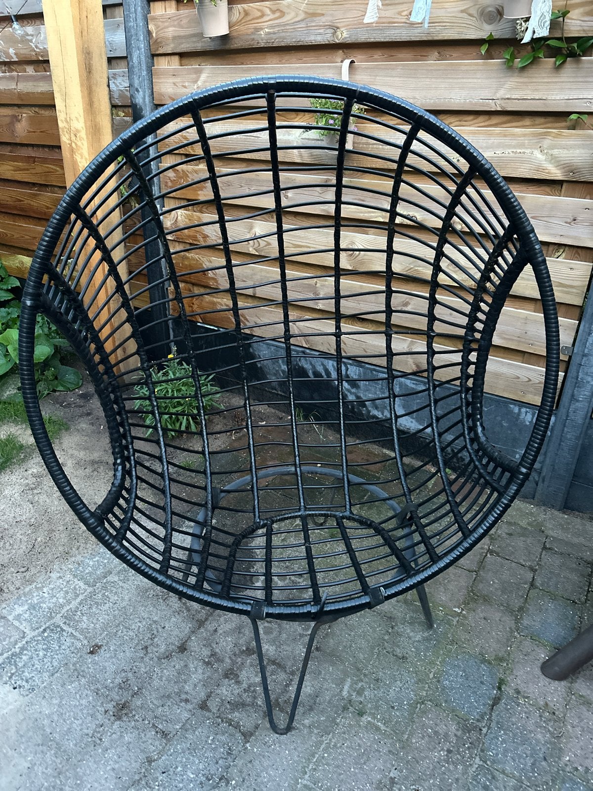 Tuinstoel; ei stoel, Tuin en Terras, Ophalen, Zo goed als nieuw, Kunststof