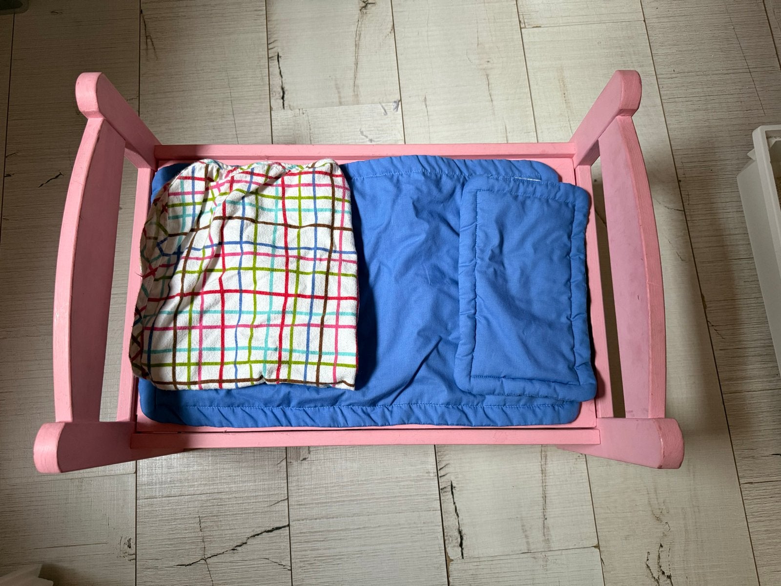 Roze poppenbedje IKEA, Ophalen, Gebruikt, Overige typen