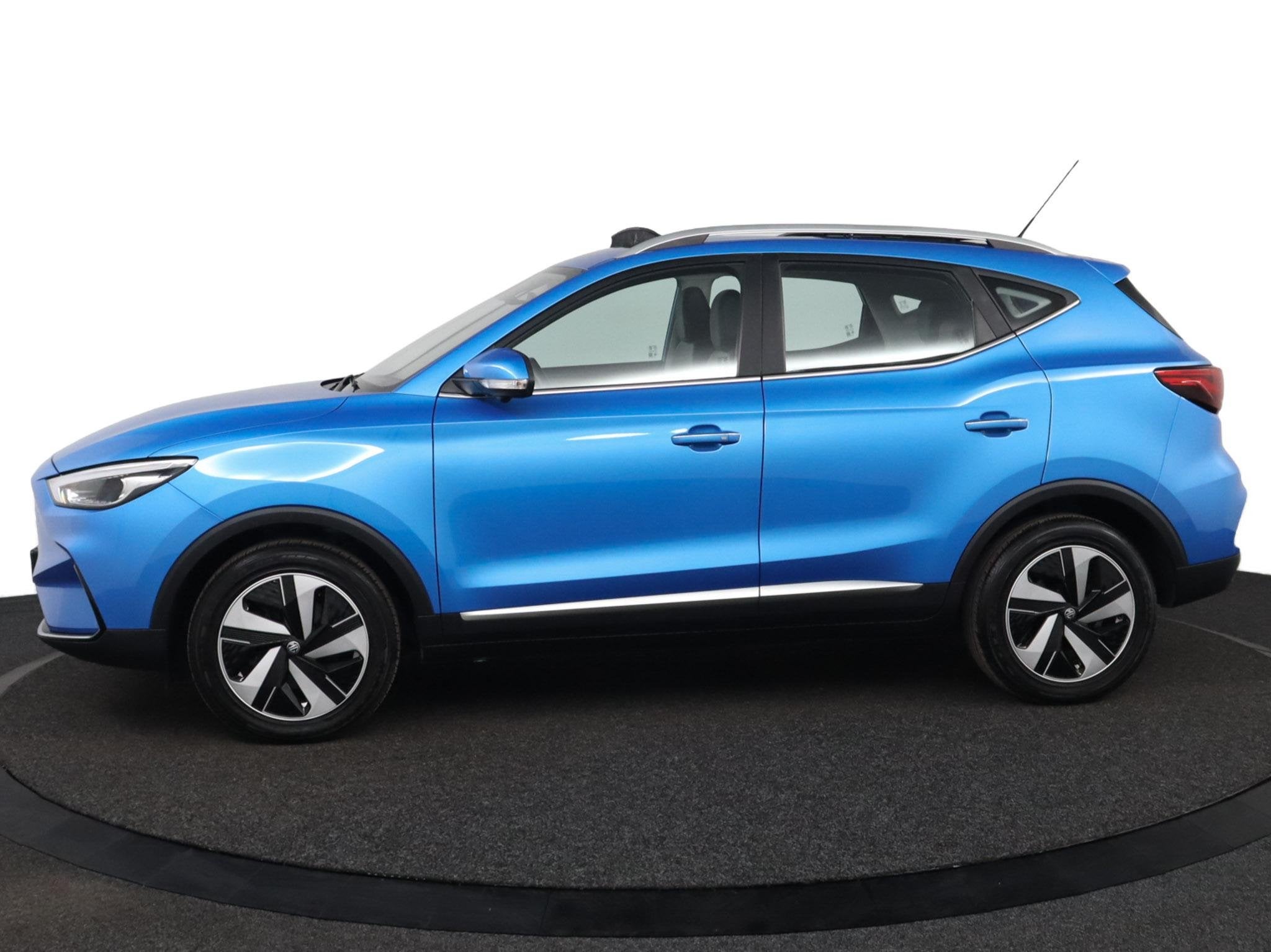 MG ZS EV Long Range Luxury 70 kWh | Navi | Leder | Panoramad, Auto's, 12 maanden, Gebruikt, Origineel Nederlands, SUV of Terreinwagen