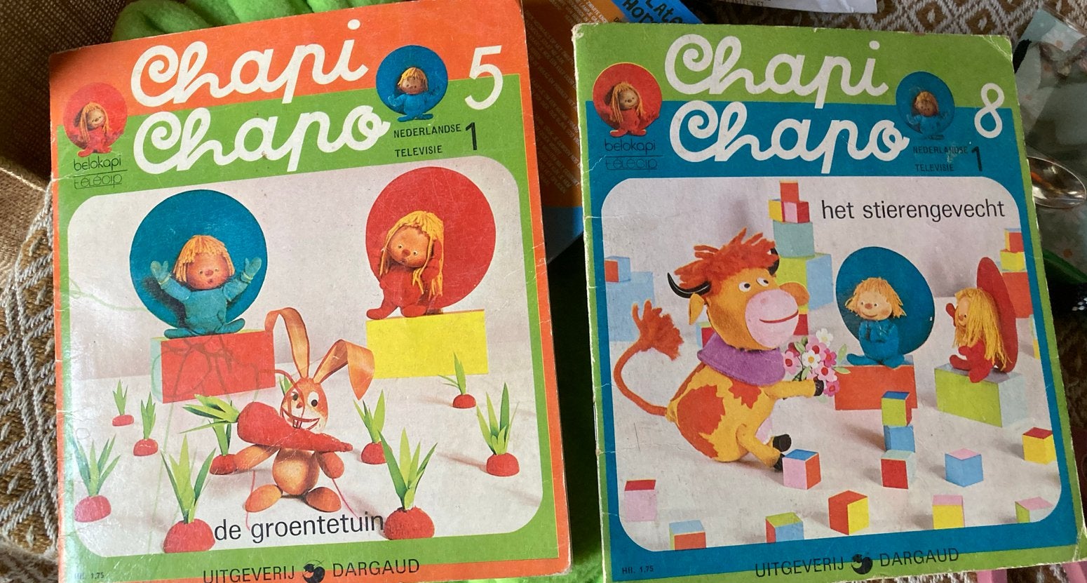 Chapi Chapo boekjes: Het stierengevecht & De groentetuin, Ophalen of Verzenden, Gelezen, 2 tot 3 jaar