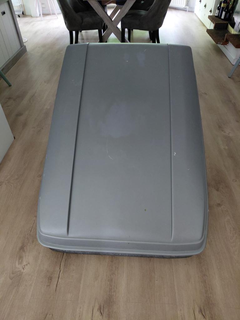 Dakkoffer 90x130 cm - Grijs Thule, Auto diversen, Dakkoffers, Ophalen, Gebruikt