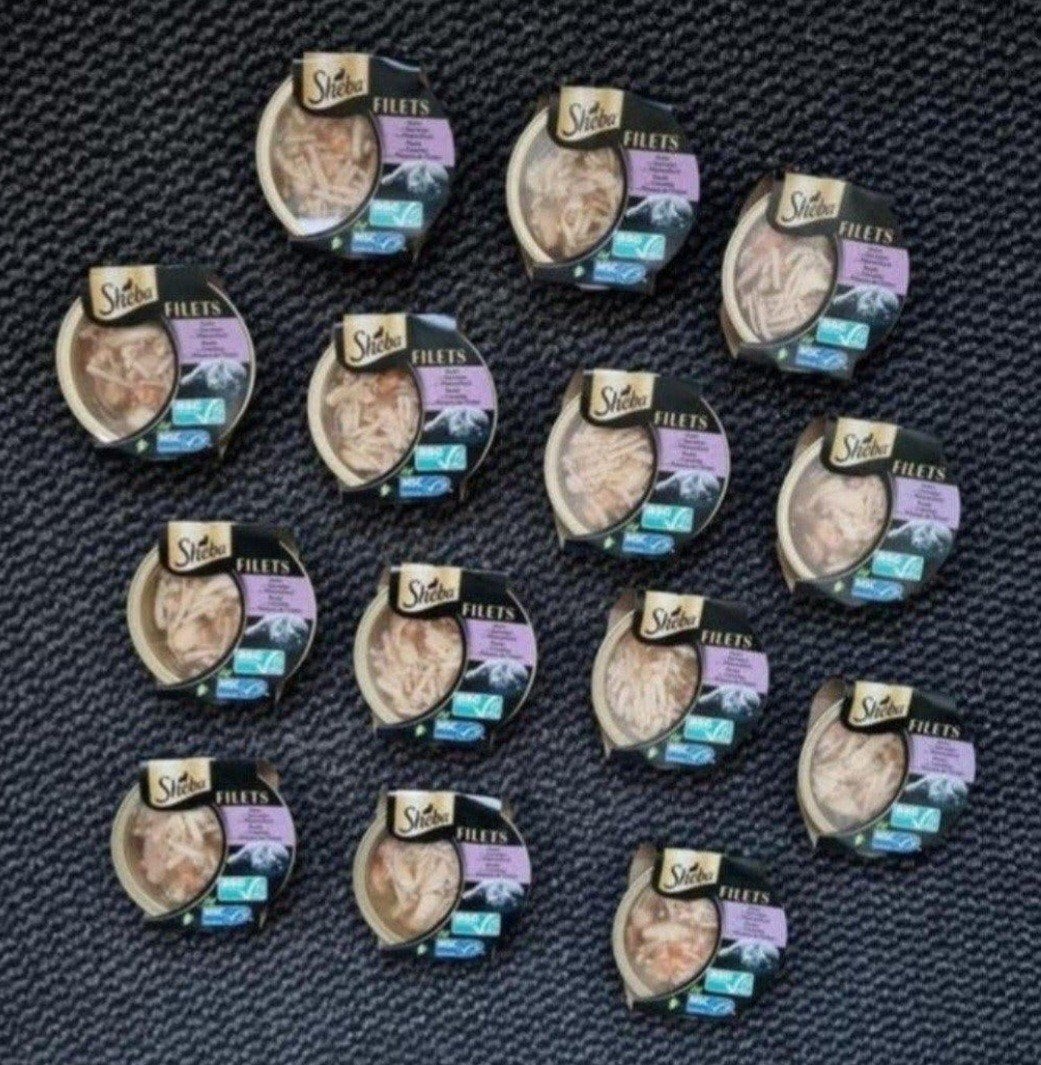 Sheba filets garnalen natvoer nat voer kattenvoer, Ophalen of Verzenden, Kat