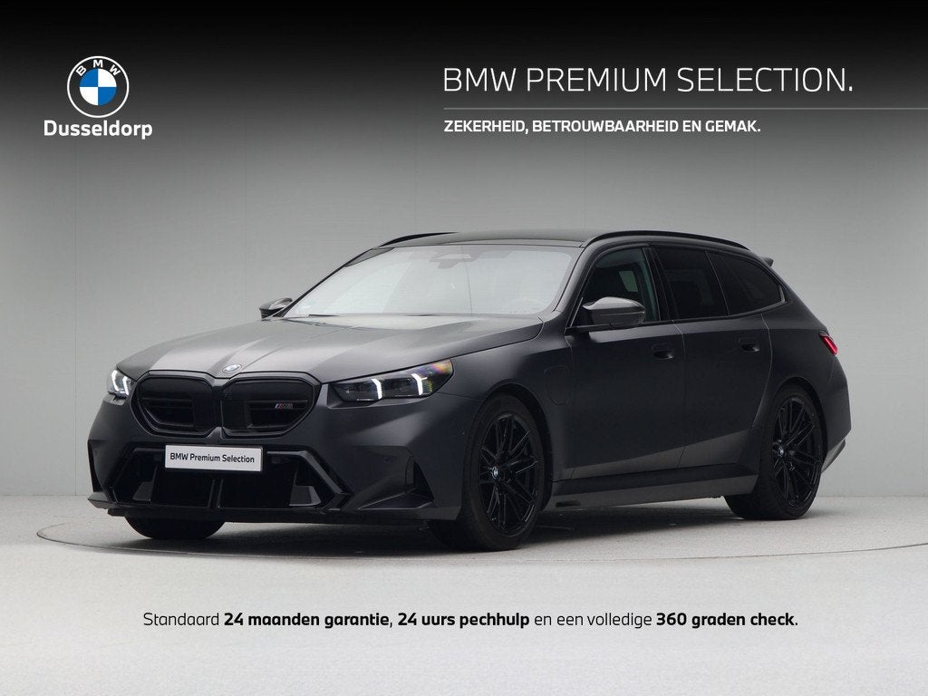 BMW M5 Touring (bj 2025, automaat), Auto's, Gebruikt, 4395 cc, Overige brandstoffen, Leder