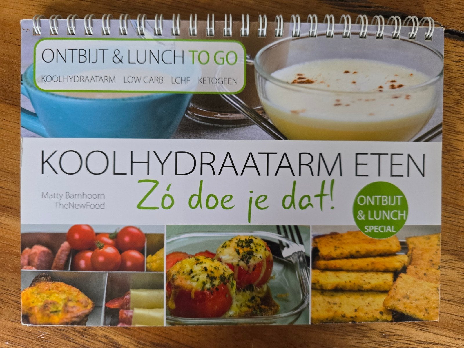 Koolhydraatarm Eten: Ontbijt & Lunch To Go, Ophalen of Verzenden, Matty Barnhoorn, Gezond koken, Overige gebieden
