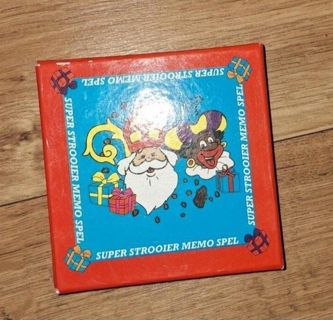 Super Strooier Memo Spel Sinterklaas memory.originele pieten, Een of twee spelers, Ophalen of Verzenden, Gebruikt, Onbekend