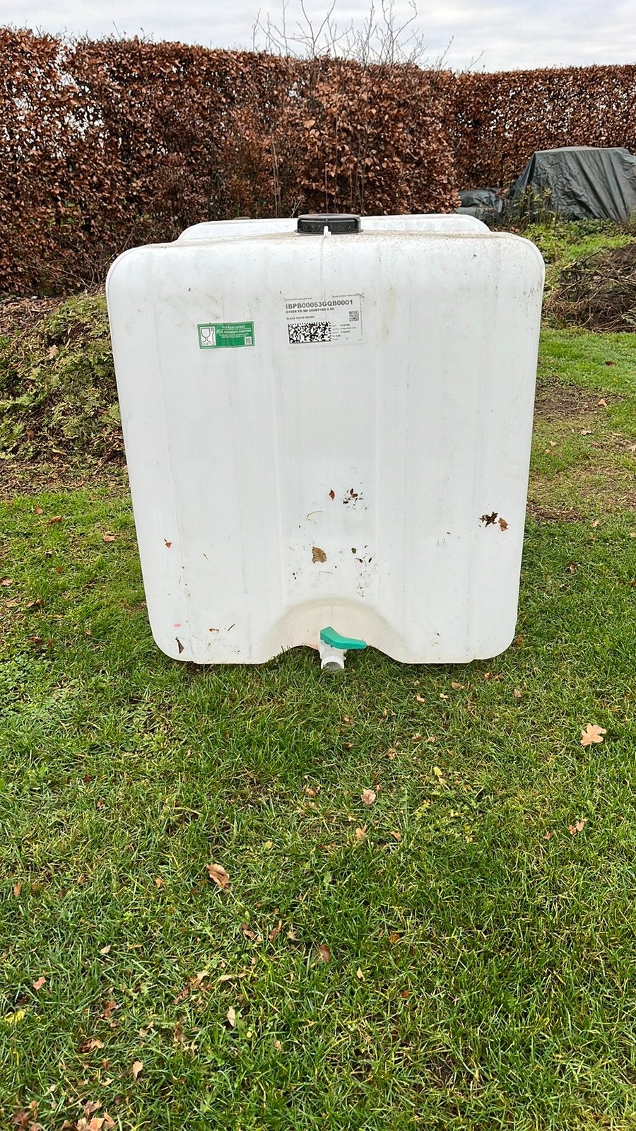 Te koop ibc vat 1000 liter, 150 liter of meer, Ophalen, Zo goed als nieuw