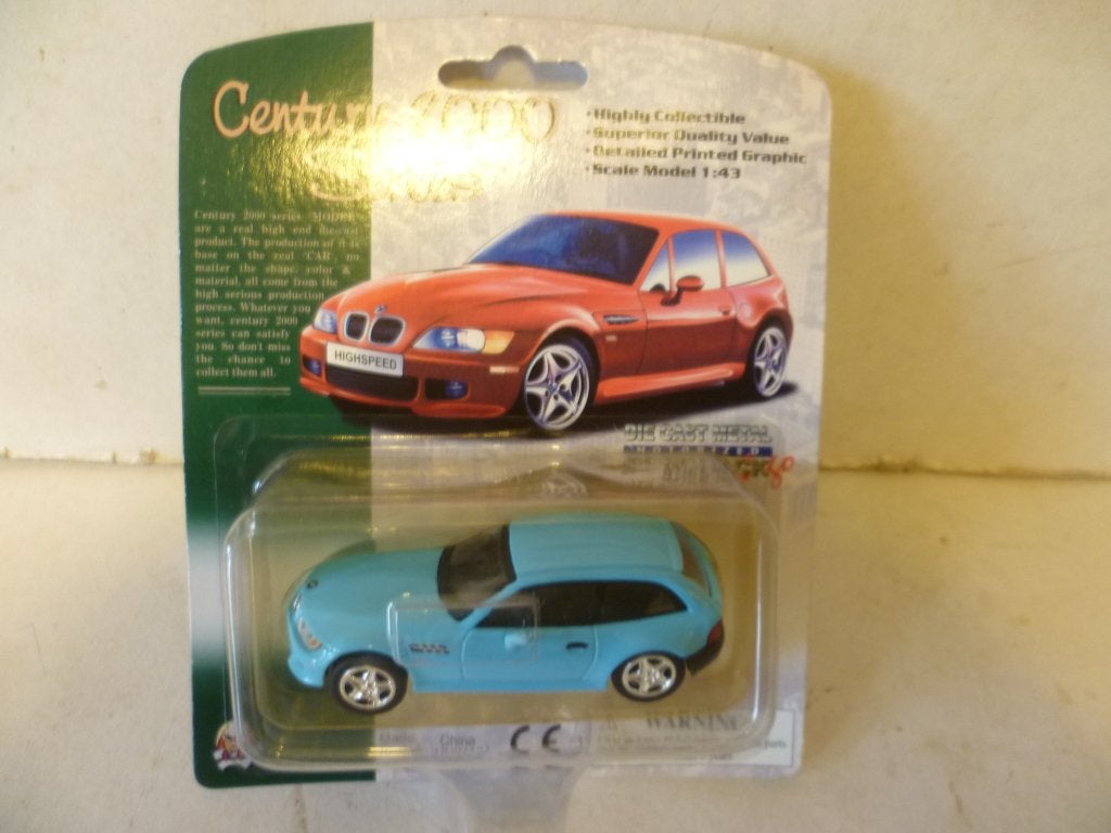 Century 2000 Series BMW Z3 M Coupé 1:43 modelauto, Ophalen of Verzenden, Nieuw, Auto, Overige merken