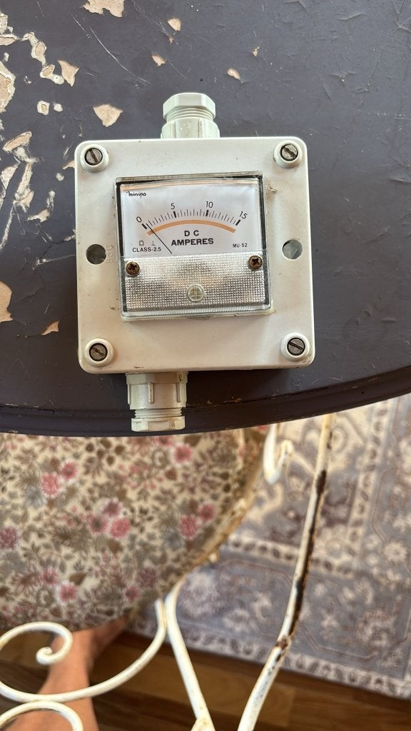 ampere meter, Ophalen, Gebruikt, Geluid