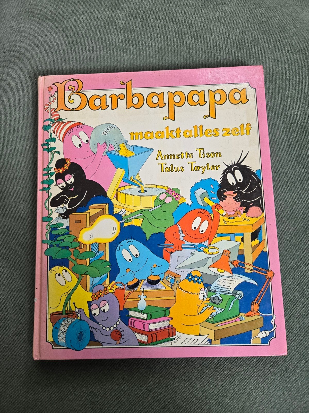 Barbapapa maakt alles zelf boek 1979 in prima staat, Ophalen of Verzenden, Gelezen, Annette Tison
