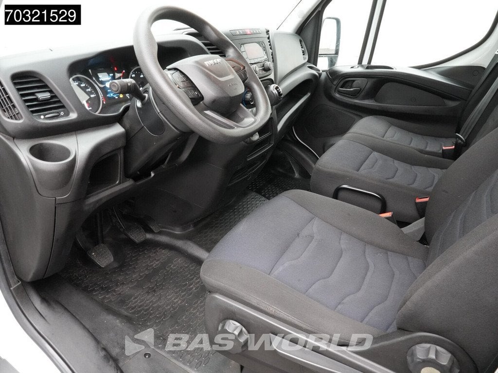 Iveco Daily 35C14 Dubbel Cabine Open Laadbak Huif Dubbelluch, Auto's, Bestelauto's, Stof, Gebruikt, Euro 6, Iveco