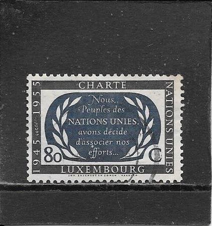 Luxemburg 10 jaar VN, Ophalen of Verzenden, Luxemburg, Gestempeld