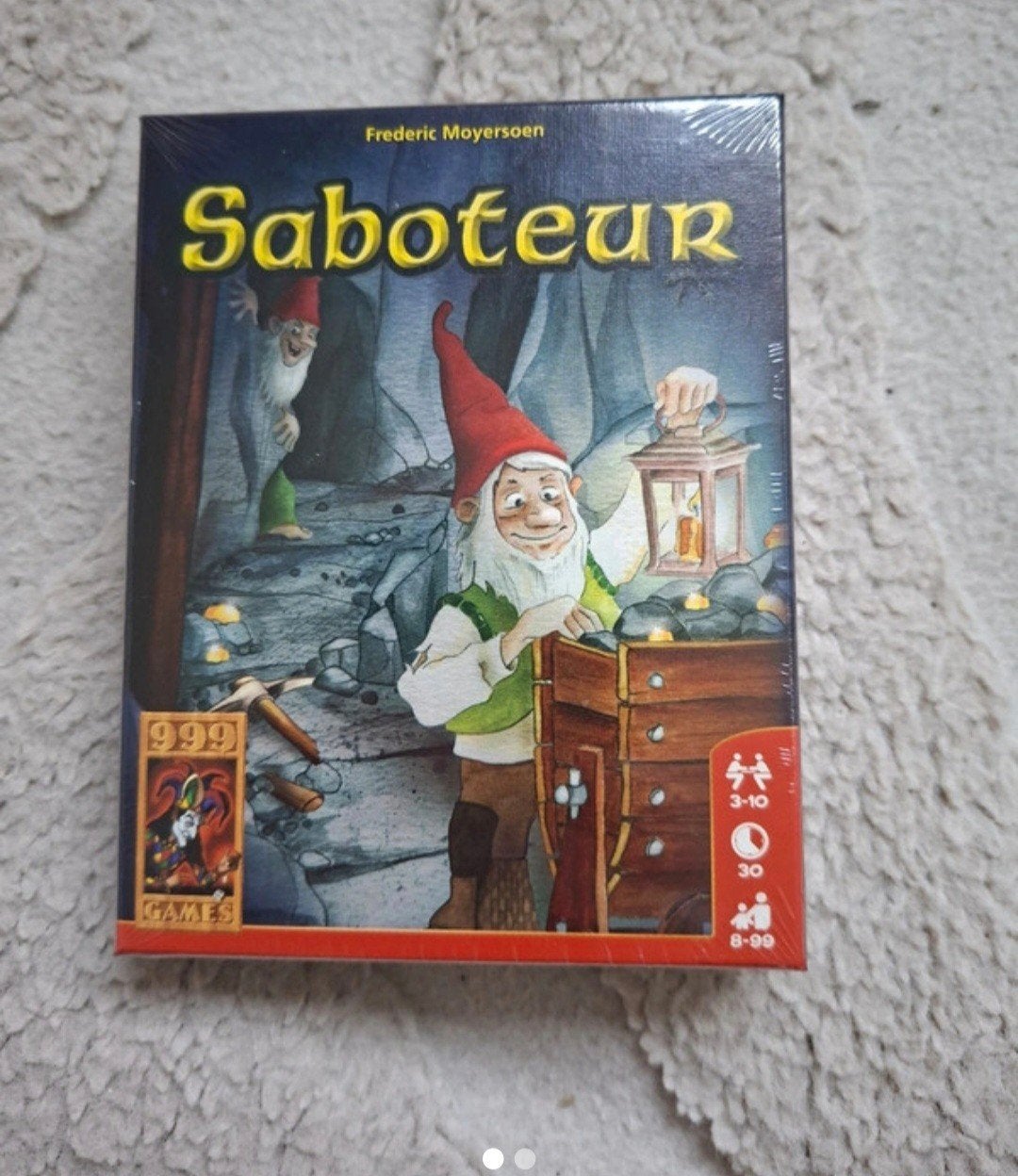 Saboteur bordspel - Nieuw in plastic, Drie of vier spelers, Ophalen of Verzenden, Nieuw, 999 Games