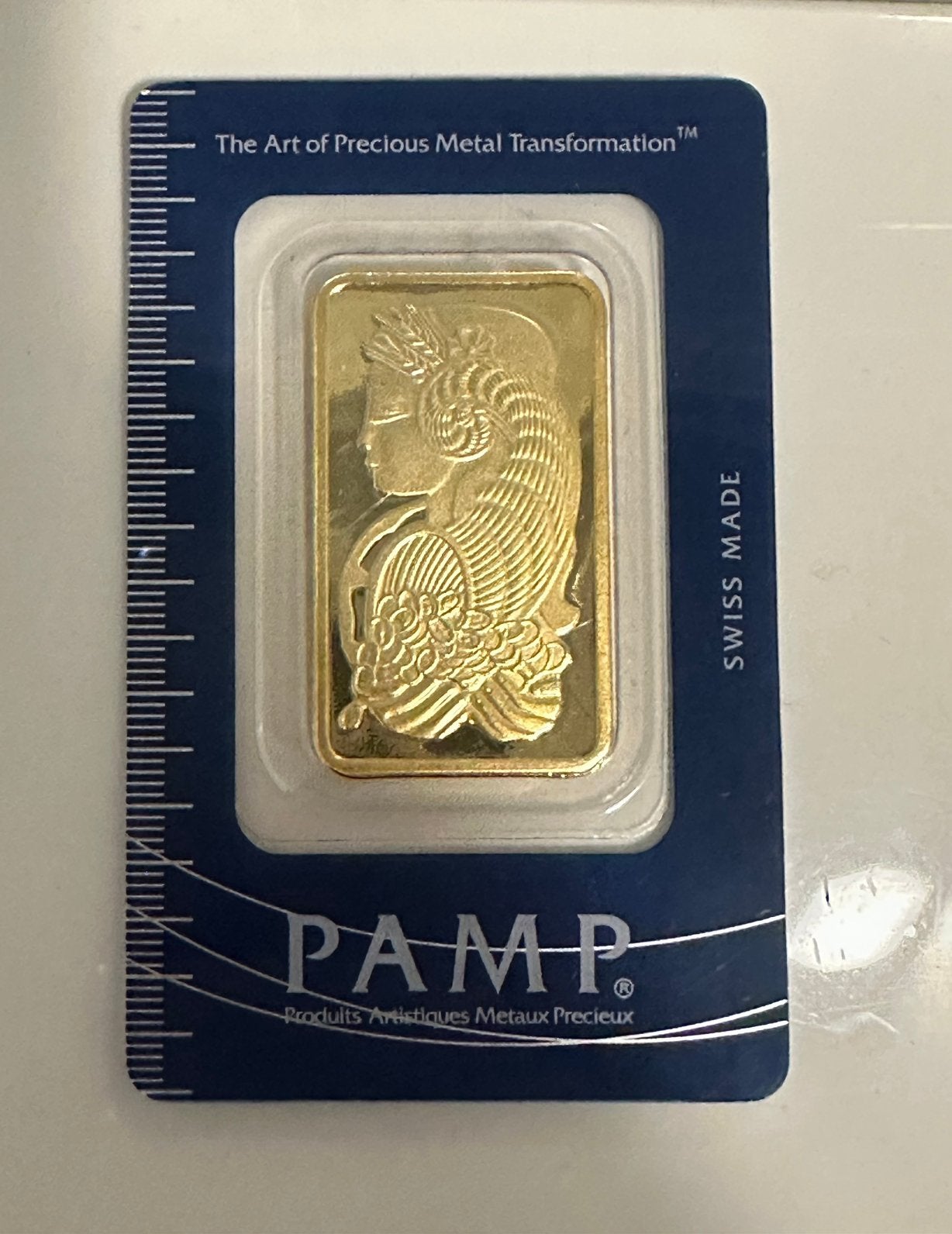 Pamp Suisse goudbaar 31,1 gram, Ophalen of Verzenden, Goud
