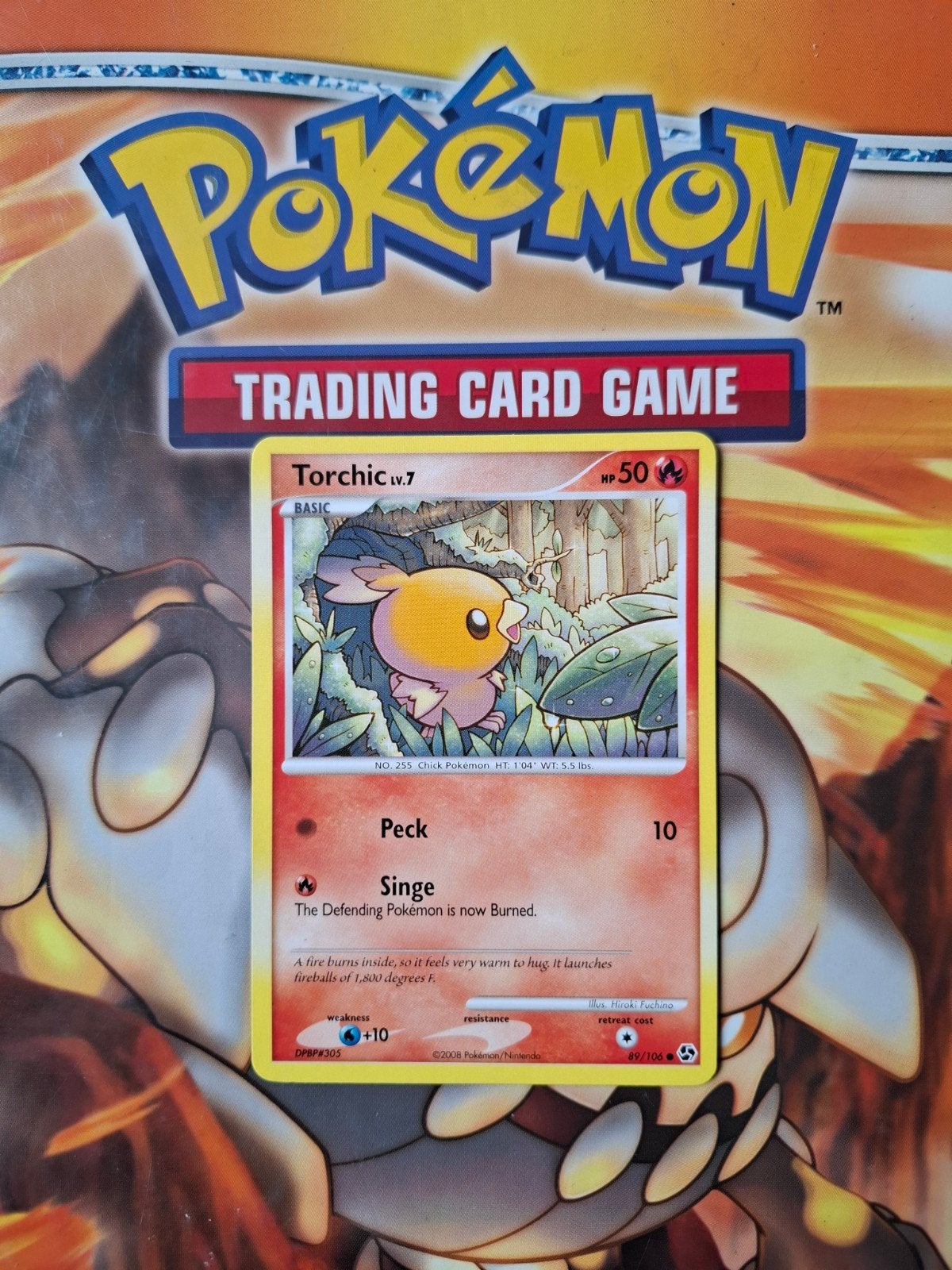 Torchic 89/106 D&P Great Encounters pokemon kaart, Ophalen of Verzenden, Gebruikt, Losse kaart