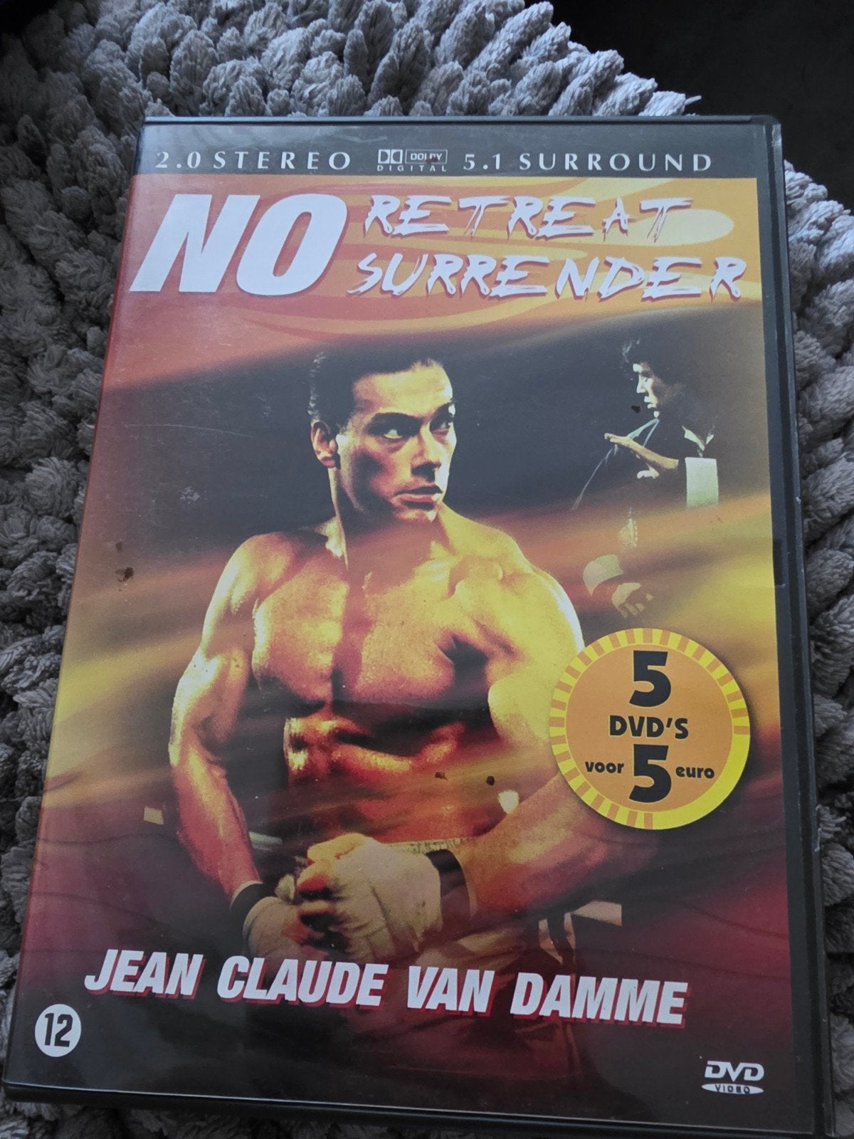 No Retreat, No Surrender - Jean-Claude Van Damme DVD, Nederlands, Actie, Ophalen of Verzenden, Vanaf 12 jaar