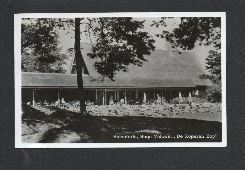 Hoenderlo, Hoge Veluwe De Koperen Kop., Ophalen of Verzenden, 1940 tot 1960, Gelopen, Gelderland