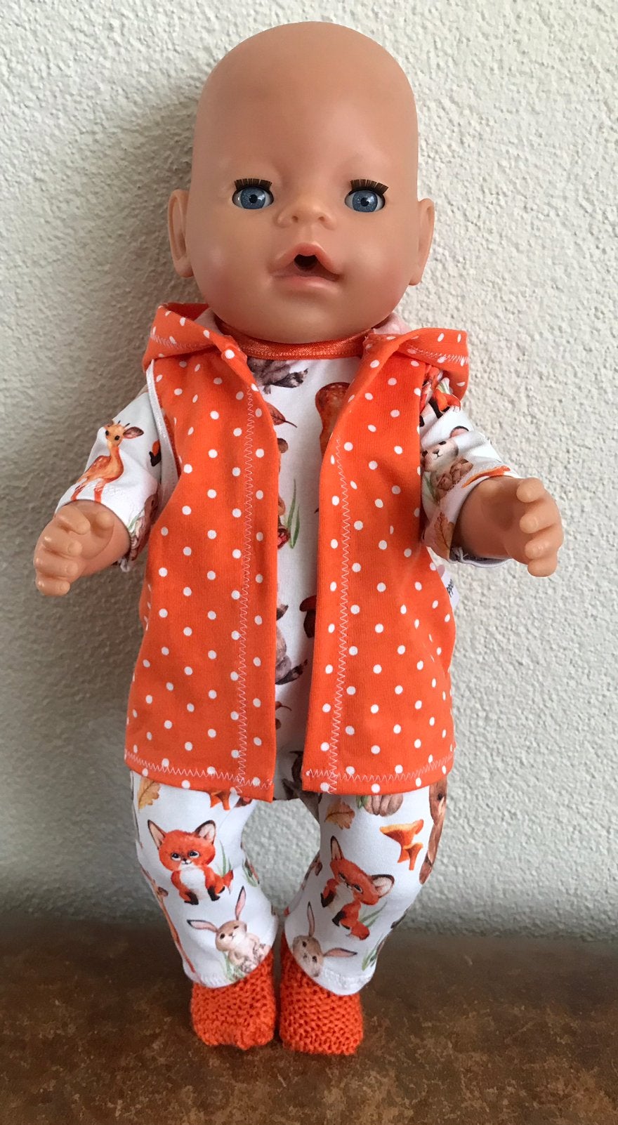 Baby born poppenkleertjes romper bambi, Kinderen en Baby's, Ophalen of Verzenden, Zo goed als nieuw, Babypop