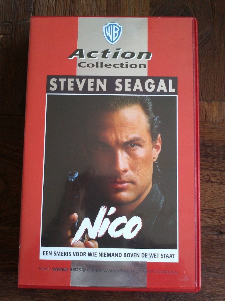VHS Video Film Nico met Steven Seagal Actie Collectie (Jool), Vanaf 16 jaar, Ophalen of Verzenden, Zo goed als nieuw, Actie en Avontuur
