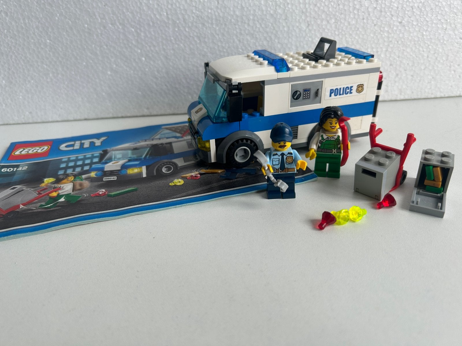 Lego city 60142 geldtransport., Compleet, Lego, Denemarken, Lego