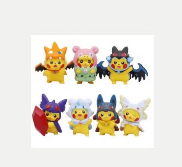 Pokemon figuren set 7 stuks (10cm)