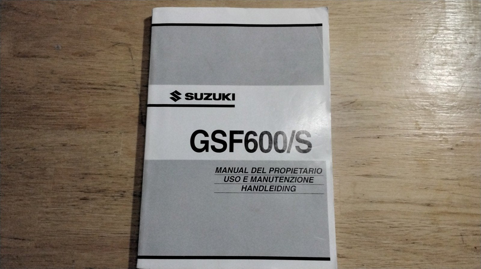 Suzuki GSF600/S Handleiding - Gebruikershandleiding, Motoren, Ophalen of Verzenden, Suzuki